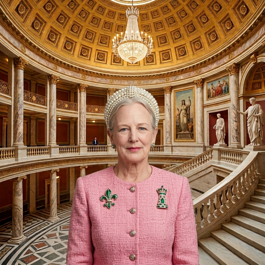 Retrato de Margrethe Alexandrine Þórhildur Ingrid